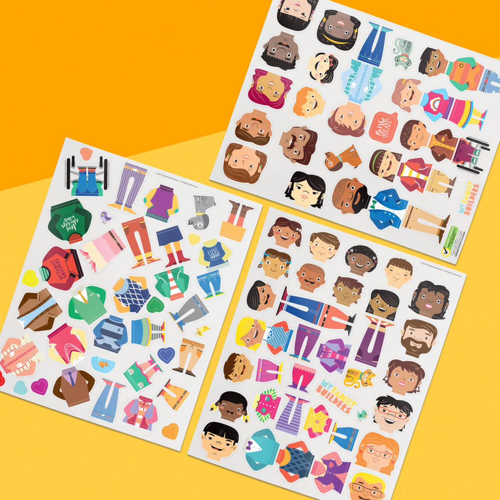 My Family Builders | Shop children room stickers.